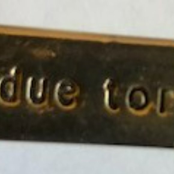 Due Torri Italian Yellow Leather Vintage Hand Bag - Picture 2 of 10